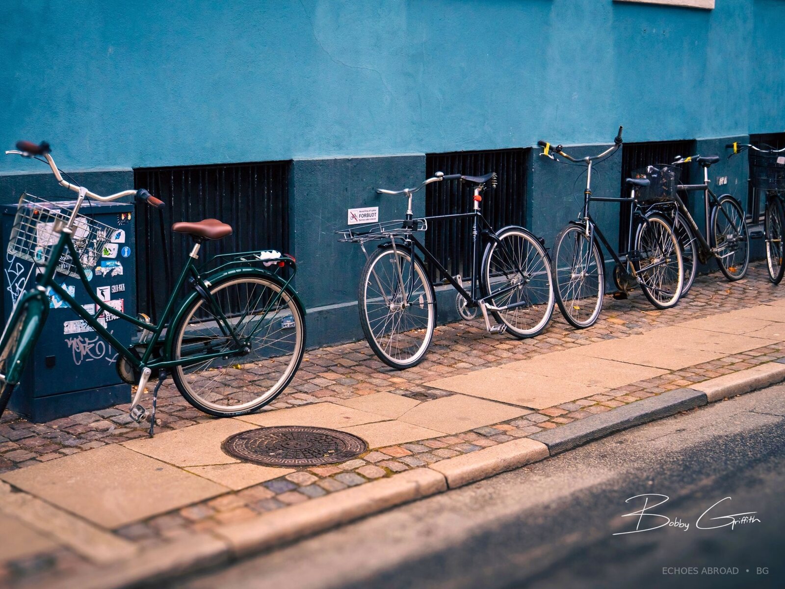 Blue hour bicycles